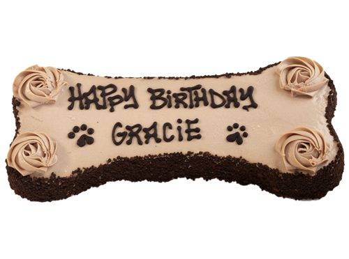 Call-Out-Large-Bone Three Dog Bakery - Large Personalized Bone Cake for Dogs